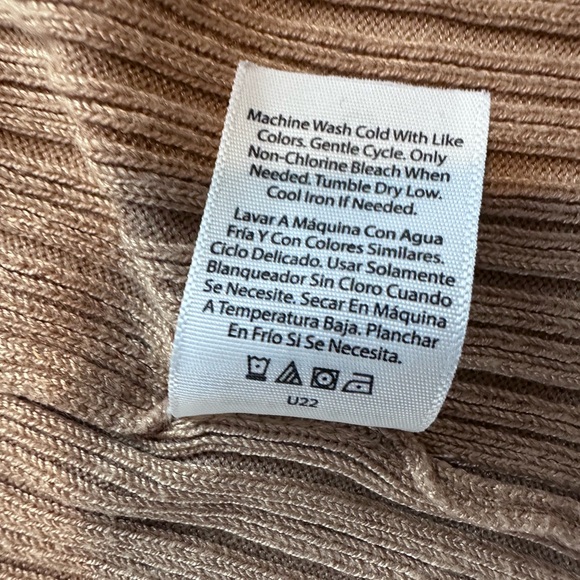 Time and Tru Long Ribbed Open-Front Cardigan (Womens L) - Picture 9 of 9